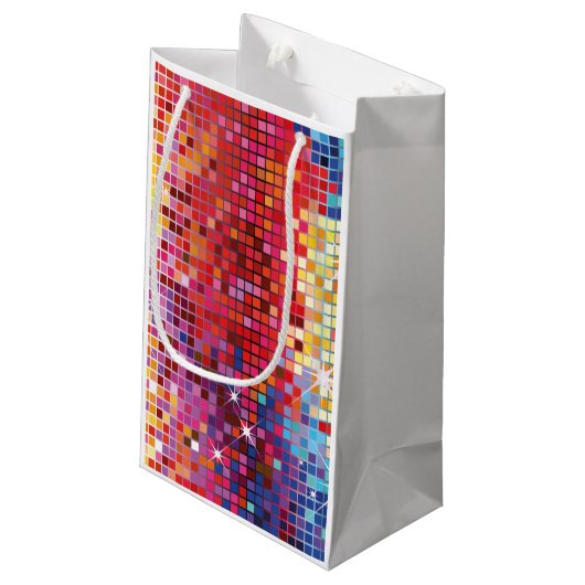 Colorful Bling-Gift-tas Klein Cadeauzakje (Achterkant Gekanteld)