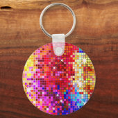 Colorful Bling Patroon Sleutelhanger (Achterkant)