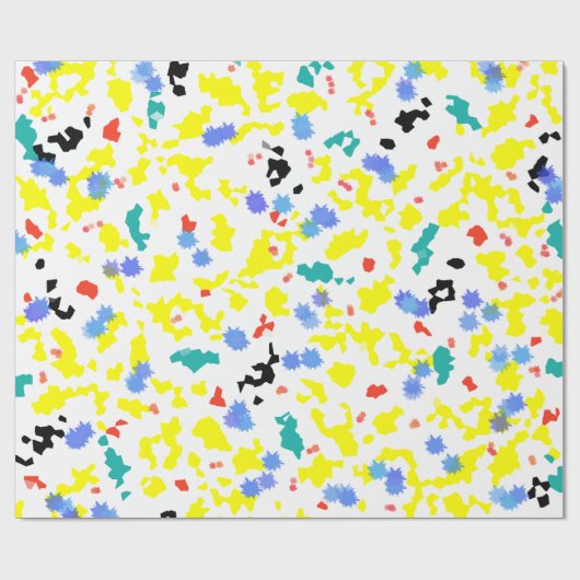 Colorful Blobs Cadeaupapier (Vlak)