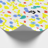 Colorful Blobs Cadeaupapier (Hoek)