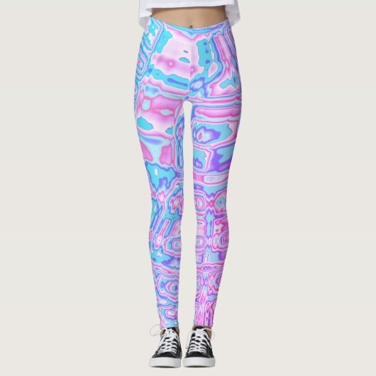 Colorful Blobs Leggings (Voorkant)