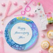 Colorful Blobs Papieren Bordje (Feest)