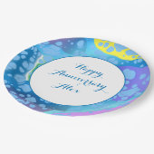 Colorful Blobs Papieren Bordje (Gekanteld)