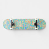 Colorful Blobs Persoonlijk Skateboard (Horizontaal)