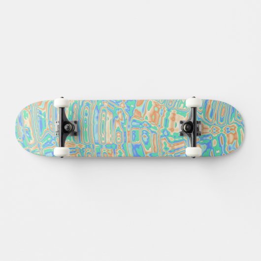 Colorful Blobs Persoonlijk Skateboard (Horizontaal)