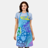 Colorful Blobs Schort (Gedragen)