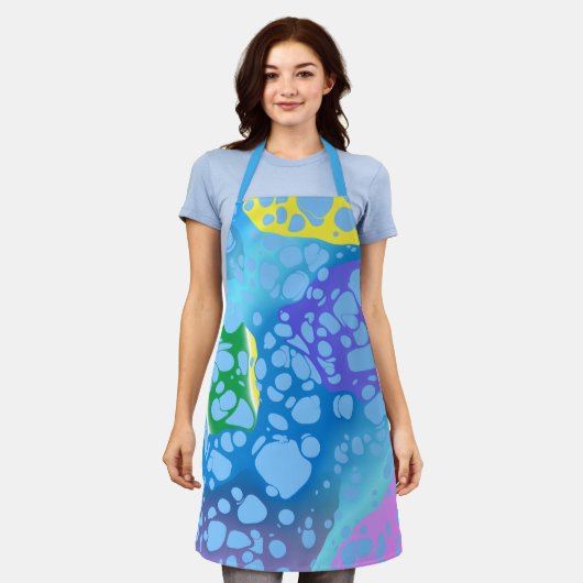 Colorful Blobs Schort (Gedragen)