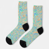 Colorful Blobs Socks Sokken (Links)