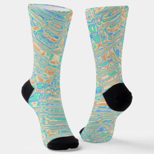 Colorful Blobs Socks Sokken (Gebogen)