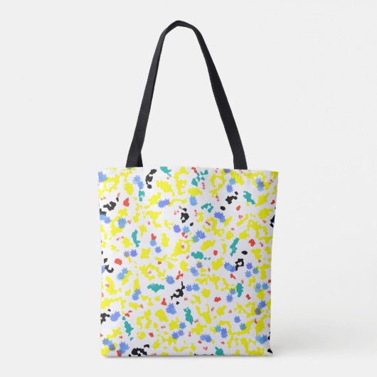 Colorful Blobs Tote Bag (Achterkant)
