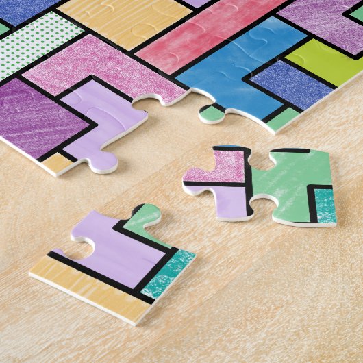 Colorful Block Puzzle Legpuzzel (Zijkant)