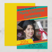 Colorful Blocking Afstuderen aankondiging (Voorkant / Achterkant)