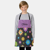 Colorful Bloemenmeisje Power Hippie - Aangepast Schort (Gedragen)