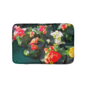 Colorful Blooming Flowers Badmat (Voorkant)