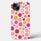 Colorful Blooms Pattern Case-Mate iPhone Case (Achterkant)