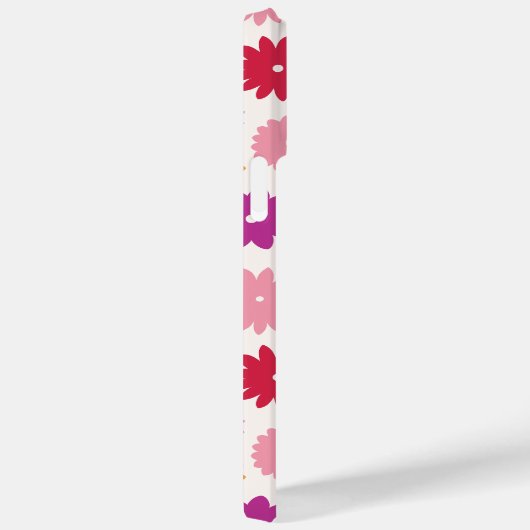 Colorful Blooms Pattern Case-Mate iPhone Case (Achterkant / Rechts)