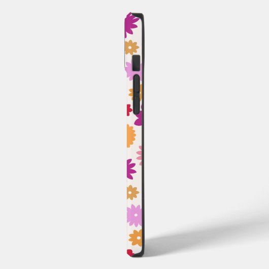 Colorful Blooms Pattern Case-Mate iPhone Case (Achterkant / Links)