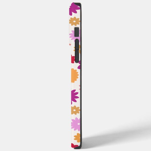 Colorful Blooms Pattern Case-Mate iPhone Case (Achterkant / Links)