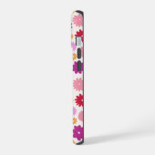 Colorful Blooms Repeat Pattern iPhone 15 Case (Linkerkant)