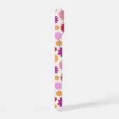 Colorful Blooms Repeat Pattern iPhone 15 Case (Rechterkant)