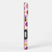 Colorful Blooms Repeat Pattern iPhone Hoesje (Rechterkant)