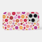 Colorful Blooms Repeat Pattern iPhone Hoesje (Achterkant horizontaal)