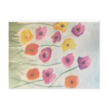 Colorful Blossom Briefpapier