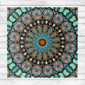 Colorful Blown Glass Balls Mandala Legpuzzel