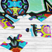 Colorful Blown Glass Balls Mandala Legpuzzel