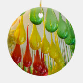 Colorful Blown Glass | Mexico-keramisch Keramisch Ornament (Achterkant)