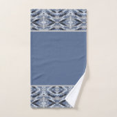 Colorful Blue Abstract Bad Handdoek (Handdoek)