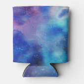 Colorful Blue Abstract Koelbox Blikjeskoeler (Voorkant)