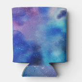 Colorful Blue Abstract Koelbox Blikjeskoeler (Achterkant)