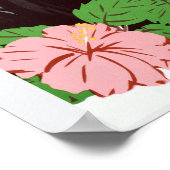 Colorful Blue Bermuda in Oleander Time Travel Poster (Hoek)