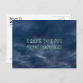 Colorful Blue Skies Hartelijk dank Briefkaart (Voorkant / Achterkant)