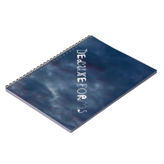 Colorful Blue Skies Notitieboek (Linkerzijde)