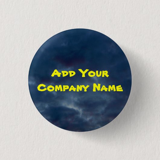 Colorful Blue Skies Ronde Button 3,2 Cm (Voorkant)