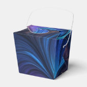 Colorful Blue Swirl Pattern Bedankdoosjes (Voorkant Zijde)