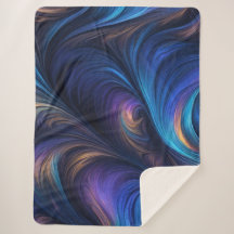 Colorful Blue Swirl Pattern