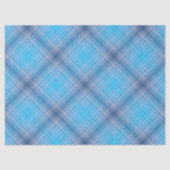 Colorful Blue Winter Spring Summer Stripes Pattern Tissuepapier (Voorkant)