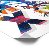 Colorful Bmx Bike | Bmx-Poster Poster (Hoek)