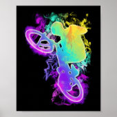 Colorful BMX Bike Boys Girls Bicycle Poster (Voorkant)