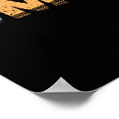 Colorful BMX Biker Funny Bicycle Motocross-fietser Poster (Hoek)