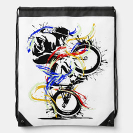 Colorful Bmx Flatland Bike Trekkoord Rugzakje