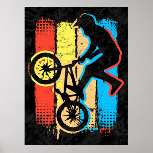 Colorful Bmx Poster - Bmx Bike - Bmx Bicycle