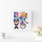 Colorful Bmx Wall klok (Huis)