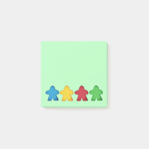 Colorful Board Game Meeple
