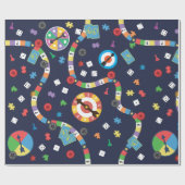 Colorful Board Game Pattern Wrapping Paper Cadeaupapier (Vlak)