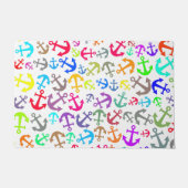 Colorful Boat Anchor Pattern Deurmat (Voorkant)