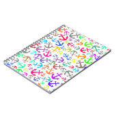 Colorful Boat Anchor Pattern Notitieboek (Linkerzijde)